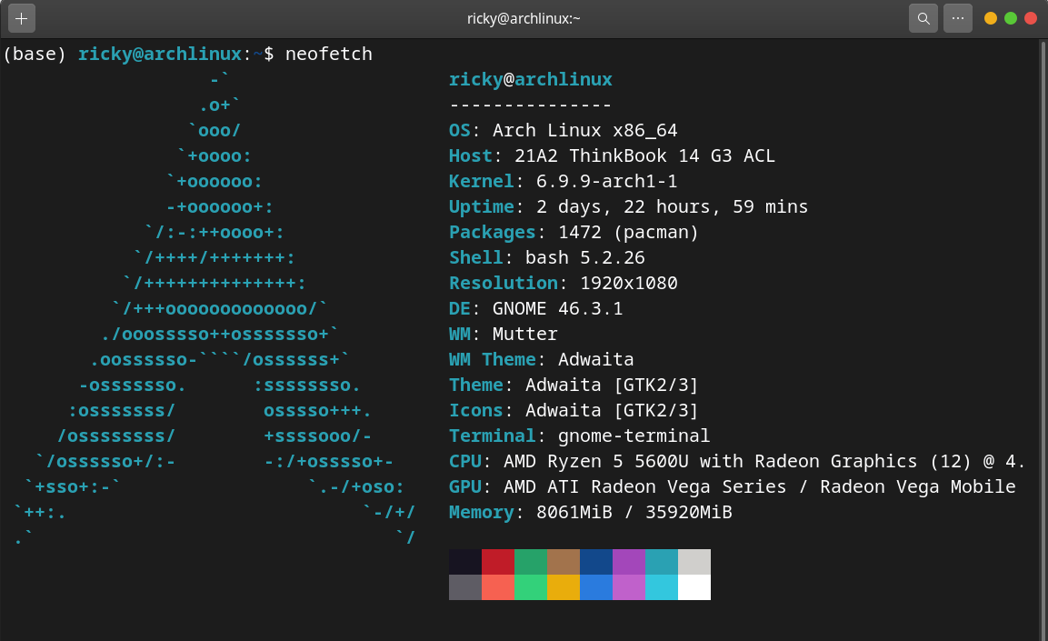 Set up your own Arch Linux